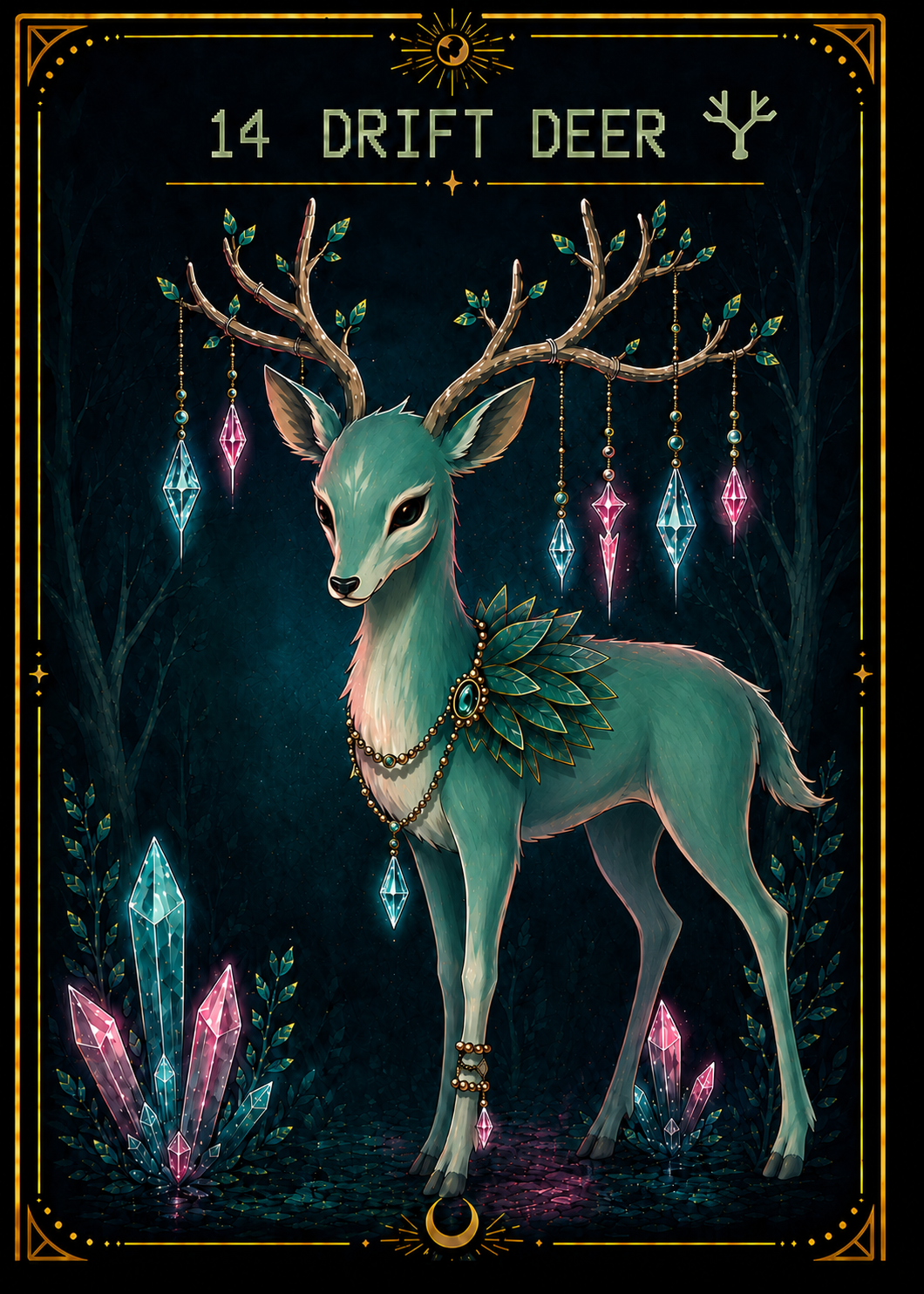 Drift Deer card